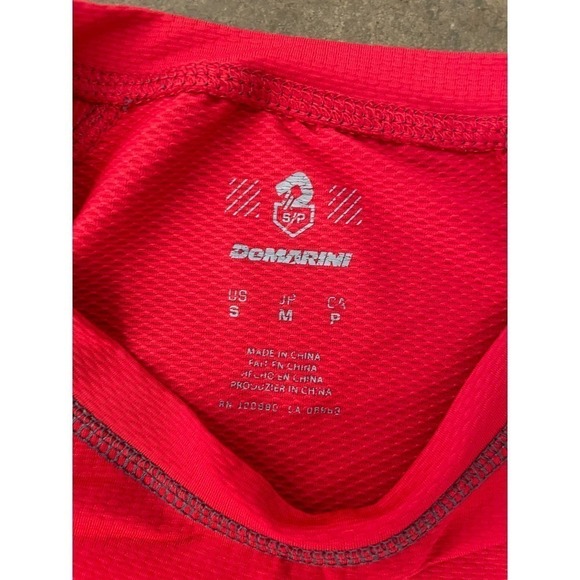 Demarini Baseball Game Day Long Sleeve Shirt Red Gray - Small - Picture 5 of 6